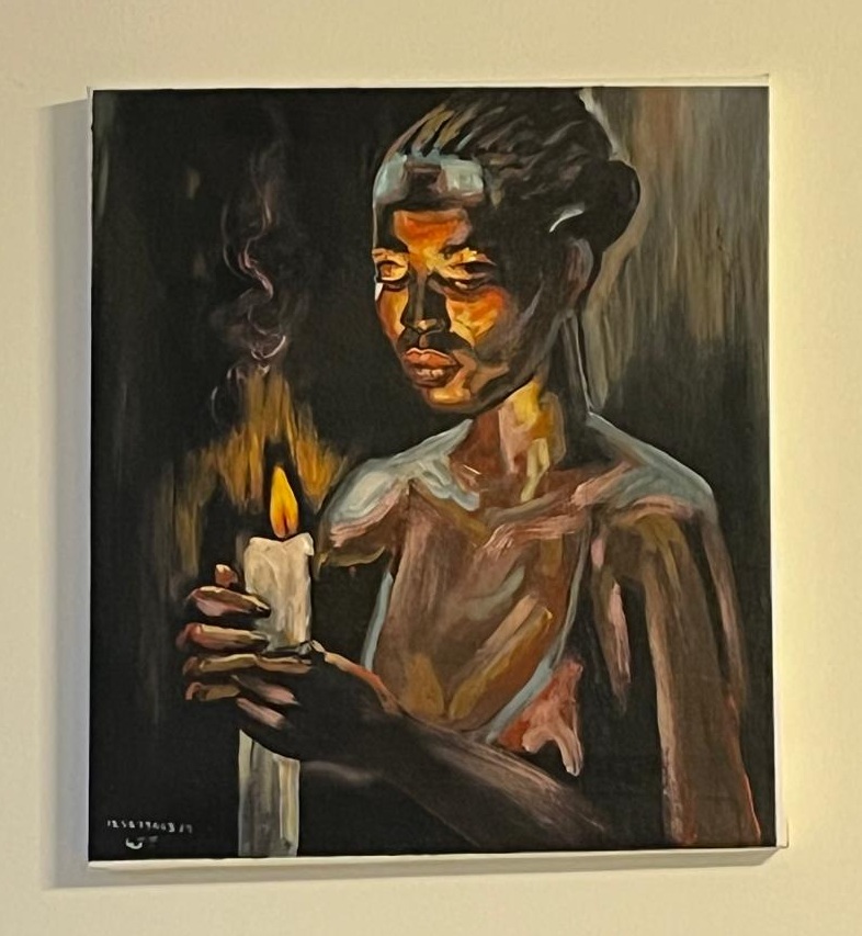 Light in darkness (51 x 45 cm) € 273